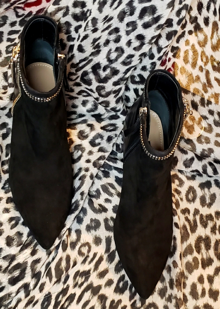 French Connection Zipper Booties